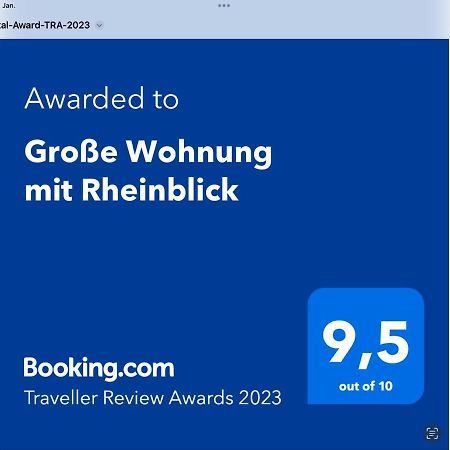 Grosse Wohnung Mit Rheinblick Boppard Bagian luar foto