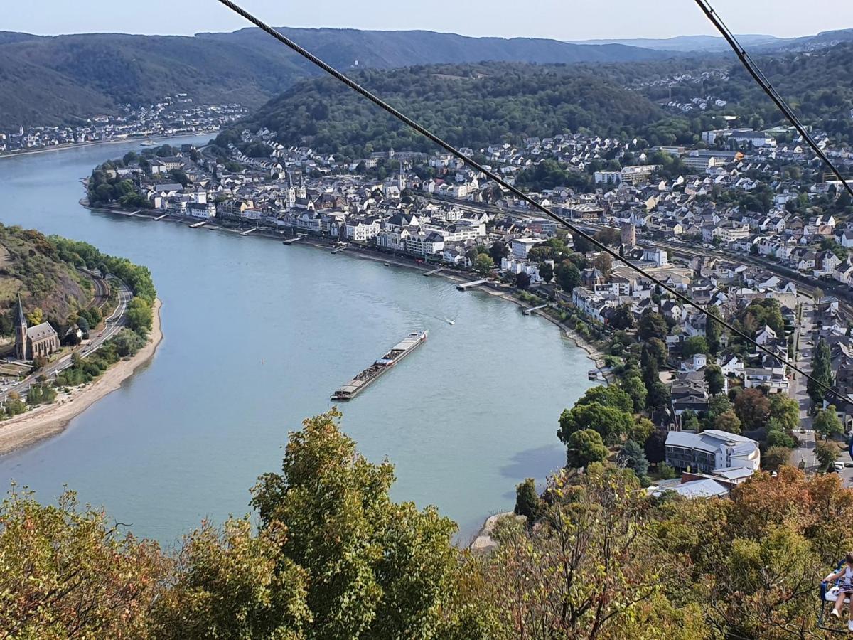 Grosse Wohnung Mit Rheinblick Boppard Bagian luar foto