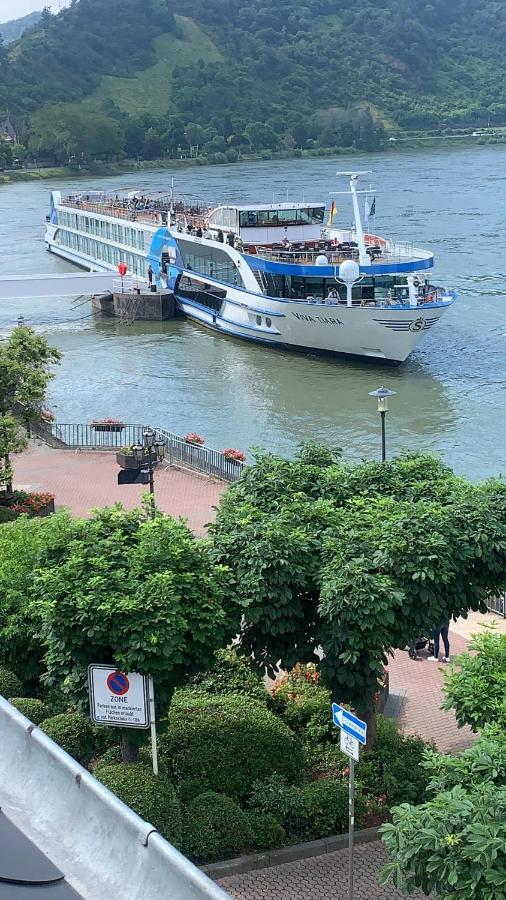 Grosse Wohnung Mit Rheinblick Boppard Bagian luar foto